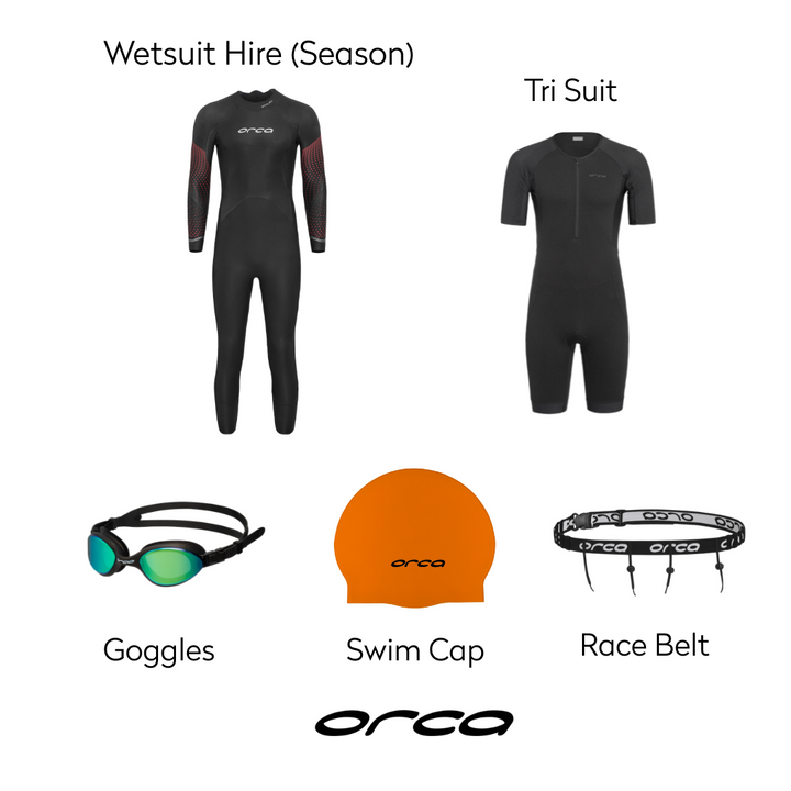 Mens Triathlon Bundle (includes Wetsuit Hire)