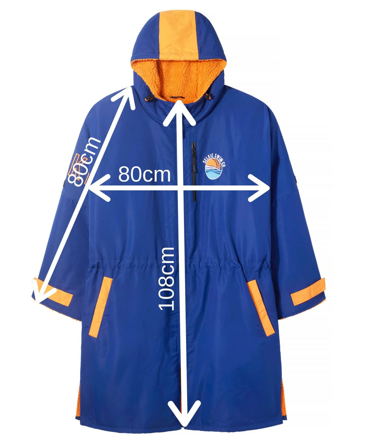 Navy Selkie Recycled Changing Robe