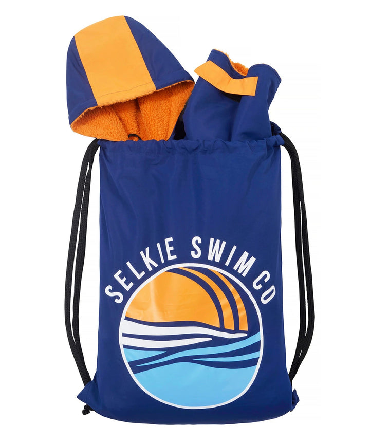 Navy Selkie Recycled Changing Robe