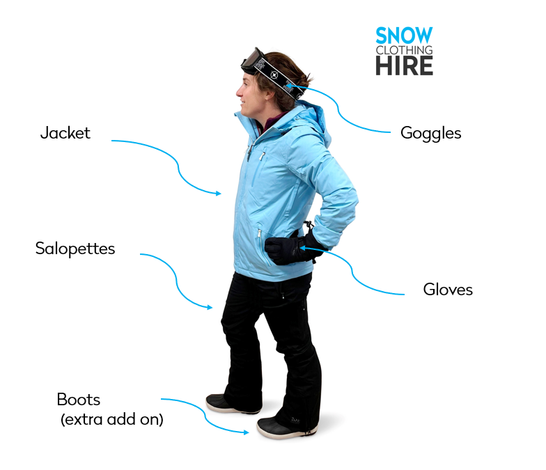 Womens Adult Outerwear Bundle Hire