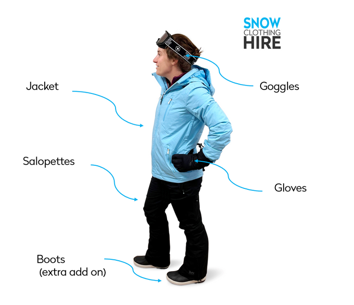 Womens Adult Outerwear Bundle Hire
