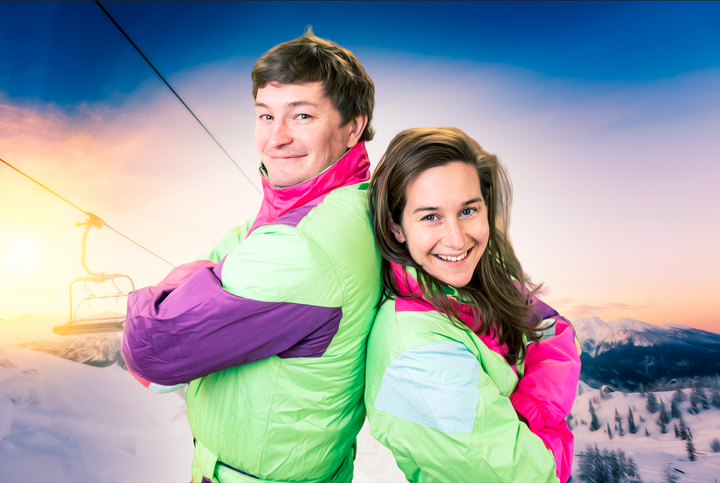 Funky Alps Old School Ski Suit Hire