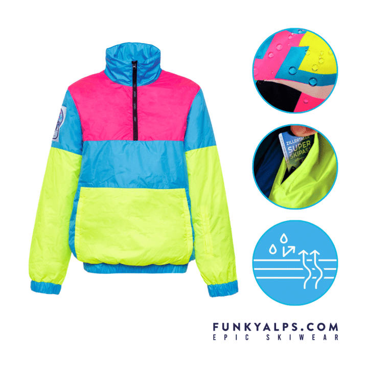 Funky Alps Ski Jacket 80s Ice