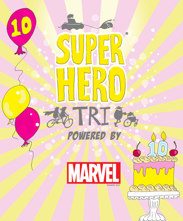 Wetsuit Hire for Superhero Tri powered by Marvel