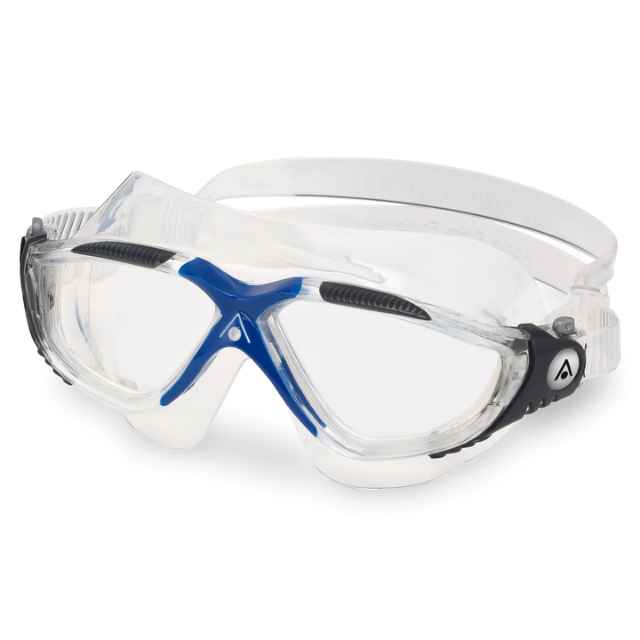 Aquasphere Vista Swim Mask -  Clear Lens - Blue/Grey