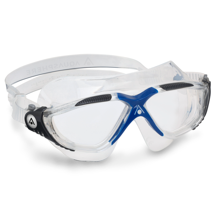 Aquasphere Vista Swim Mask -  Clear Lens - Blue/Grey