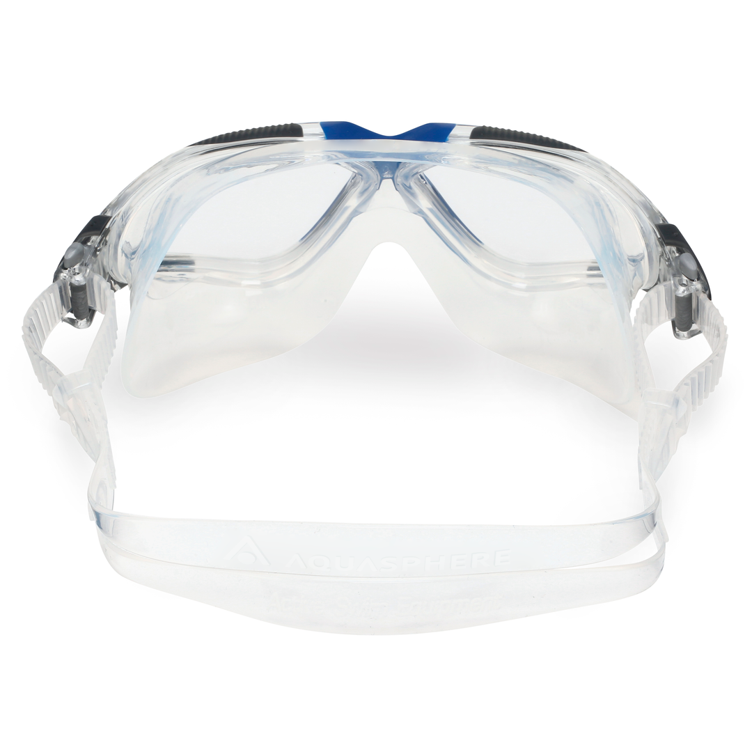 Aquasphere Vista Swim Mask -  Clear Lens - Blue/Grey