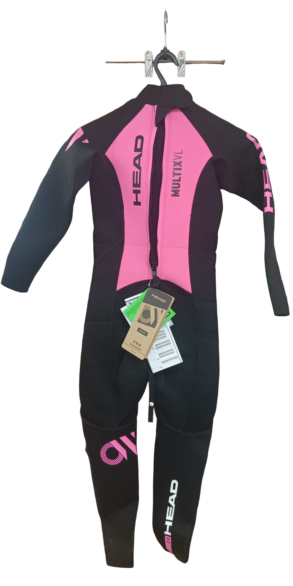 Pre Loved HEAD Multix VL 2.5 Women Wetsuit As New (Pink)