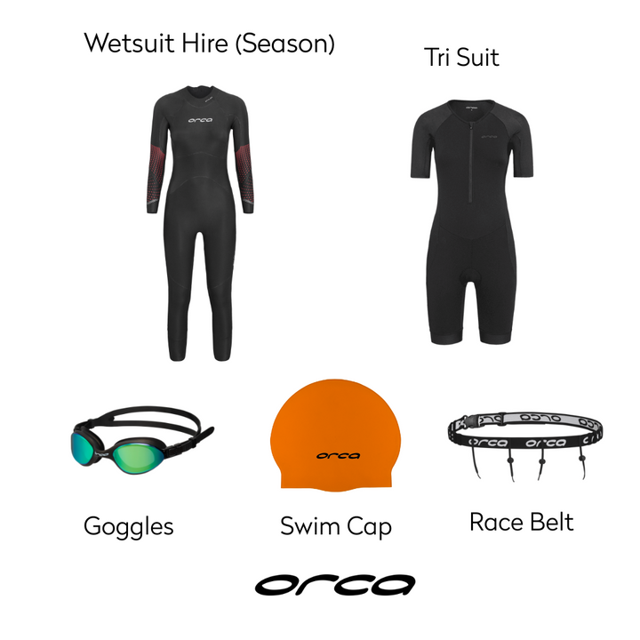 Womens Triathlon Bundle (includes Wetsuit Hire)