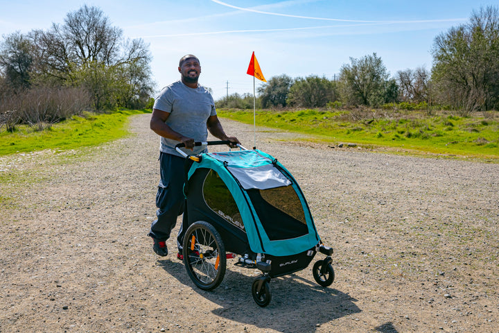 HIRE a Burley 2 Wheel Stroller Kit - Kids Bike Trailers