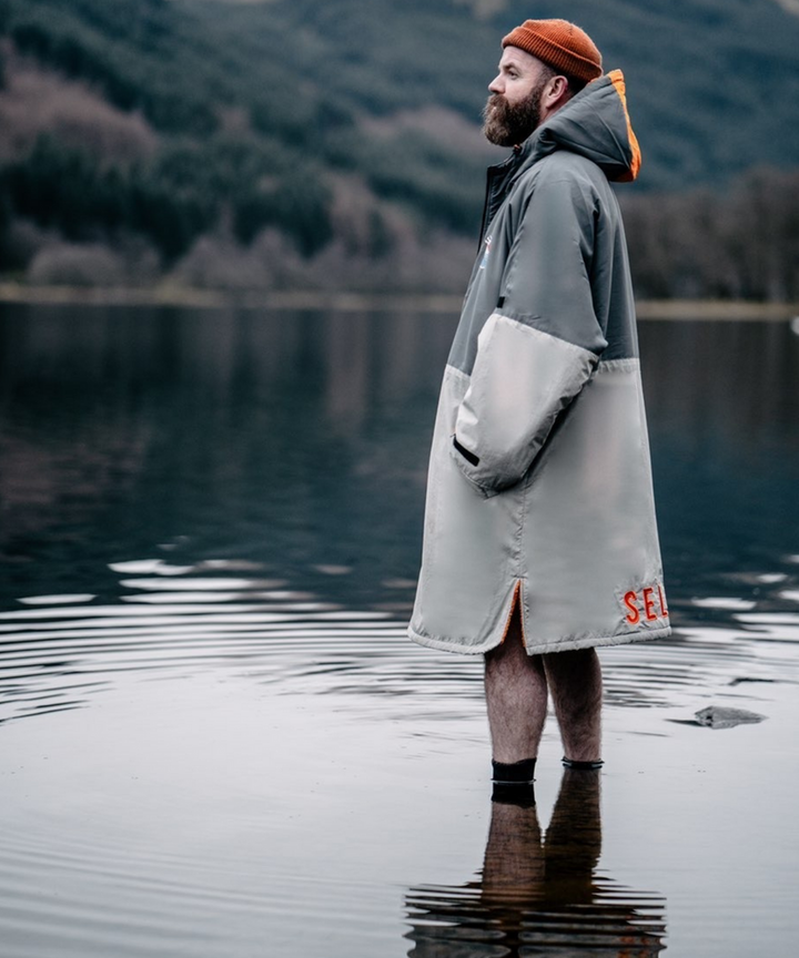 Grey Selkie Recycled Changing Robe