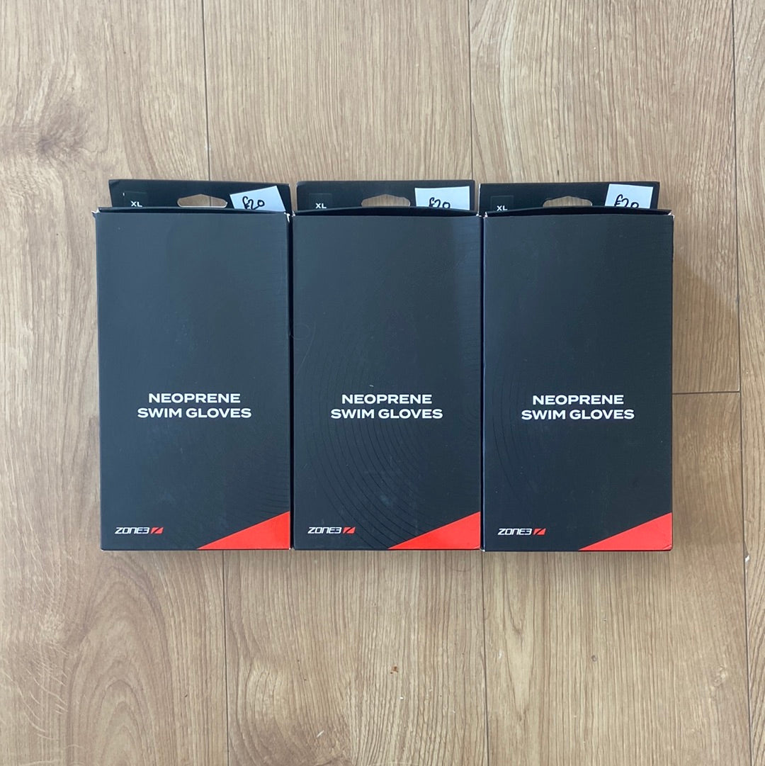 Zone3 Neoprene Swimming Gloves- XL *SALE* - Tri Wetsuit Hire