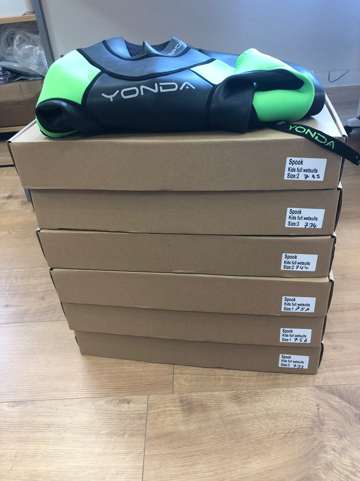 Clearance Yonda Spook Kids Wetsuit (BRAND NEW) VARIOUS SIZES - Tri Wetsuit Hire