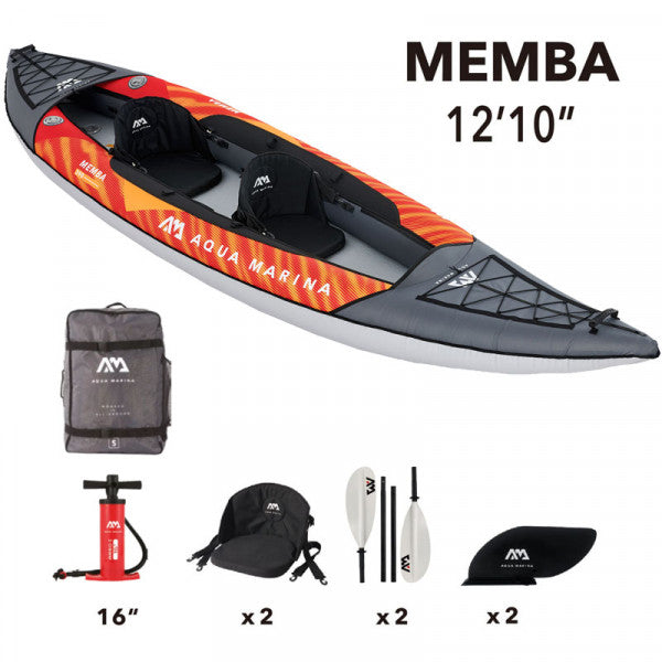 Aqua Marina Memba 390 Inflatable 2 Person Kayak