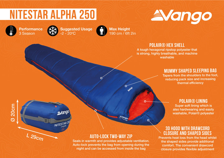 Vango Sleeping Bag Hire