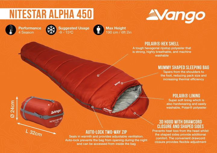 Vango Sleeping Bag Hire