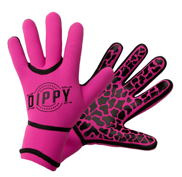 DIPPY Neoprene 3MM Swim Gloves - Pink