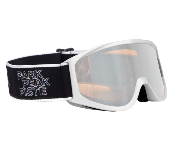 Kids Zoom Goggle White/Silver Mirror