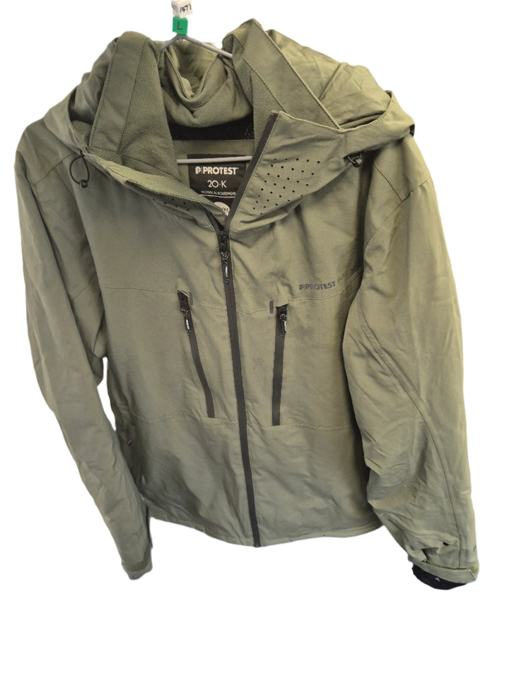 Pre-Loved Protest Timo Mens Navy Blue Snow Jacket (1477) L