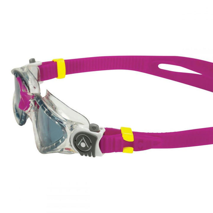 Aquasphere Kayenne Compact Goggles - Smoke Lens - Raspberry